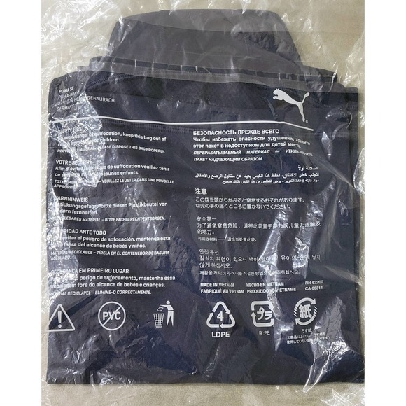 Puma Boys Small 1/4 Zip Pullover Blue Drycell NWT - Picture 9 of 9